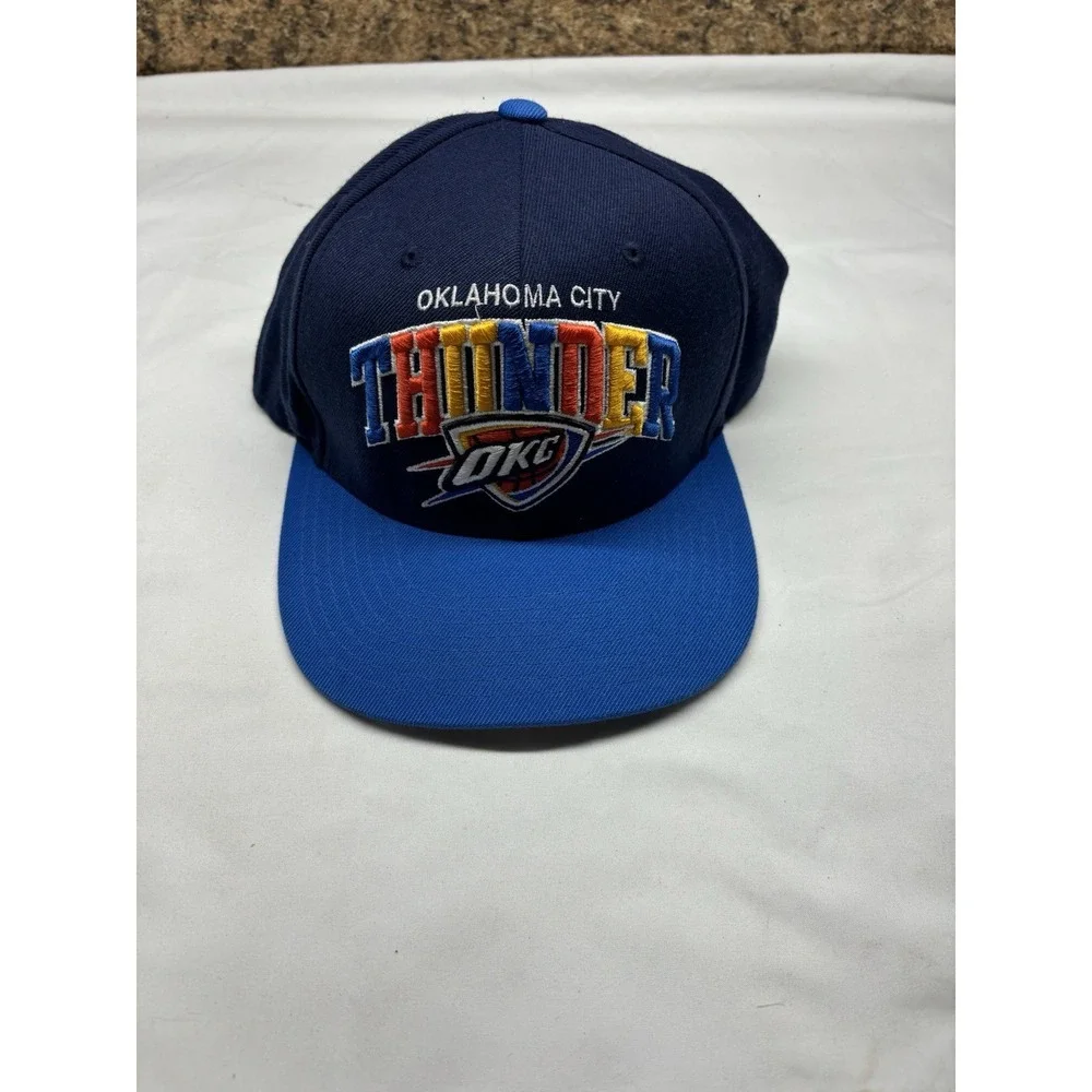 Oklahoma City Thunder OKC Basketball Ball Cap Hat Snapback Baseball